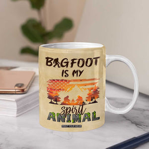 Bigfoot Coffee Mug Sasquatch Lover Campfire Outdoor Camping Nature Gift TB10 Print Your Wear
