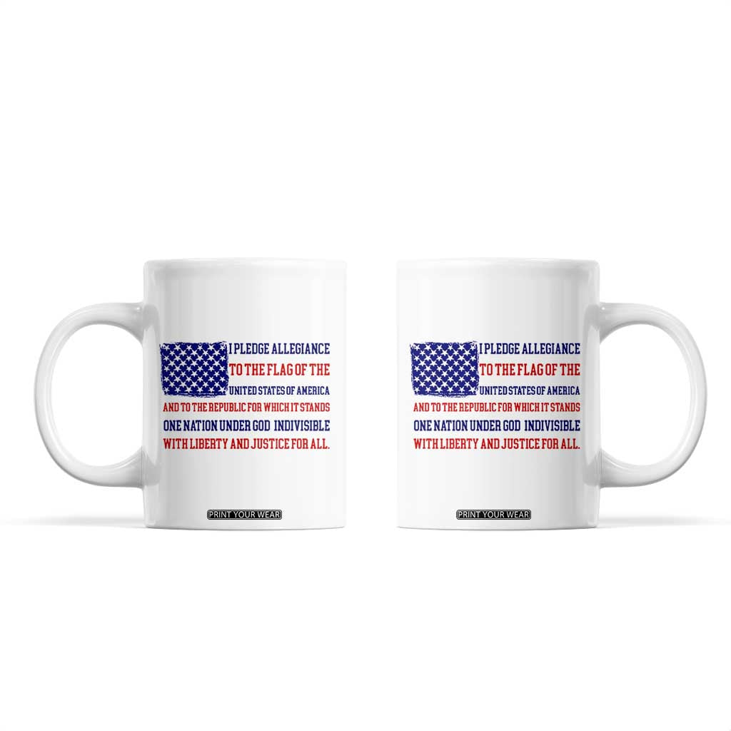 American Gifts Coffee Mug Independence Day 4th Of July USA Flag TB10 White Print Your Wear