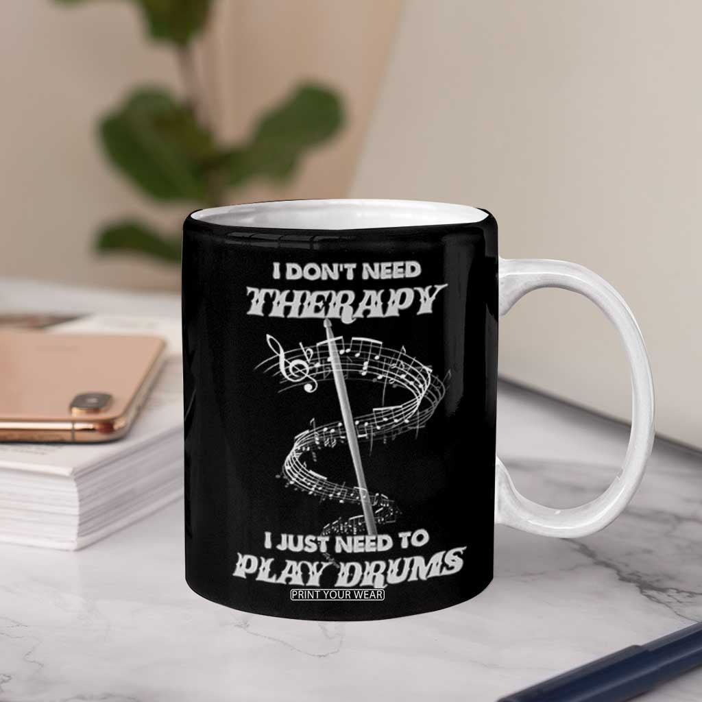 Drummer Coffee Mug Drumstick Rock Music Lover Gift For Drummers TB10 Print Your Wear