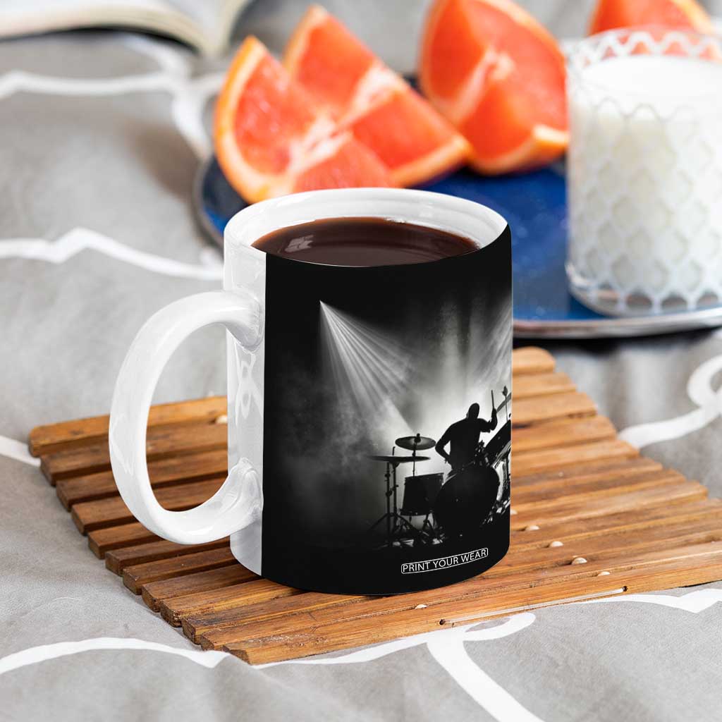 Drummer Coffee Mug Drumstick Rock Music Lover Gift For Drummers TB10 Print Your Wear
