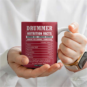 Skeleton Drummer Coffee Mug Thats What I Do I Play Drums Gifts For Drummers Percussionists TB10 Print Your Wear