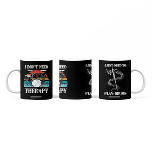Drummer Coffee Mug Retro Rock Music Lover Gift For Drummers TB10 Print Your Wear