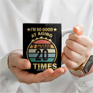 80th Birthday Coffee Mug Turning 20 4 Times Retro 1946 80 Year Old Birthday TB10 Print Your Wear