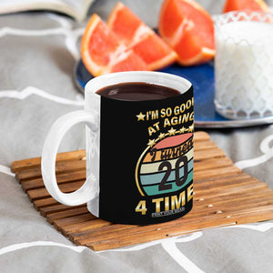 80th Birthday Coffee Mug Turning 20 4 Times Retro 1946 80 Year Old Birthday TB10 Print Your Wear