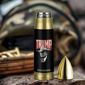 Trump Cowboy Western Bullet Tumbler 2024 Election TB10 Print Your Wear