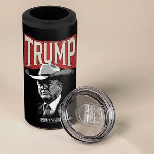 Trump Cowboy Western 4 in 1 Can Cooler Tumbler 2024 Election TB10 Print Your Wear