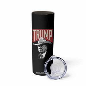 Trump Cowboy Western Skinny Tumbler 2024 Election TB10 Print Your Wear