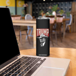 Trump Cowboy Western Skinny Tumbler 2024 Election TB10 Print Your Wear