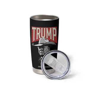 Trump Cowboy Western Tumbler Cup 2024 Election TB10 Print Your Wear