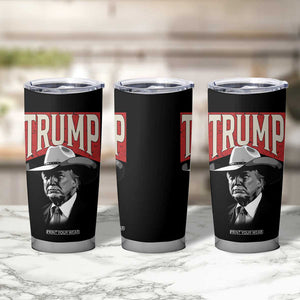 Trump Cowboy Western Tumbler Cup 2024 Election TB10 Print Your Wear