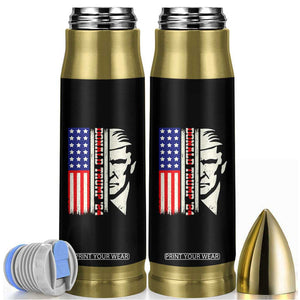 Pro Republican Vote Trump 2024 Bullet Tumbler USA American Flag TB10 Black Print Your Wear