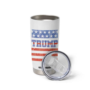 Trump Tumbler Cup 45 47 2024 American Election Republican Conservative US Flag TB10 Print Your Wear