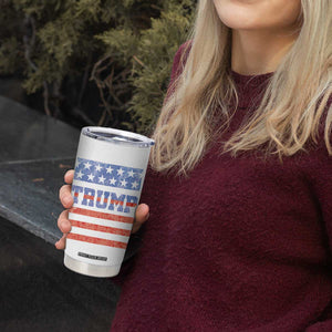 Trump Tumbler Cup 45 47 2024 American Election Republican Conservative US Flag TB10 Print Your Wear