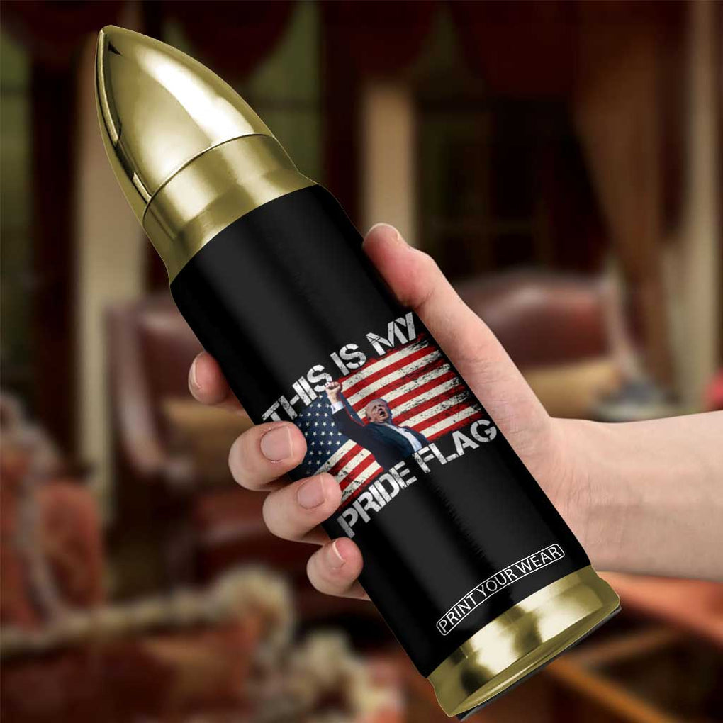 Trump 2024 Bullet Tumbler This Is My Pride Flag US TB10 Print Your Wear