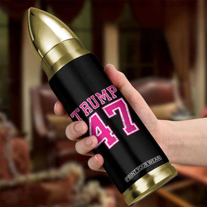 Trump 2024 Election Bullet Tumbler 2024 Trump Pink 45-47 American Flag TB10 Print Your Wear