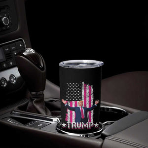 Trump 2024 Election Tumbler Cup 2024 Trump Pink 45-47 American Flag TB10 Print Your Wear