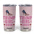 Trump Girl 2024 Tumbler Cup High Heel Stilettos American Flag US Election TB10 Pink Print Your Wear