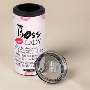 Boss Gifts for Women 4 in 1 Can Cooler Tumbler She Motivates Inspires Empowers Christmas Birthday Gift TB10 Print Your Wear