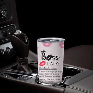 Boss Gifts for Women Tumbler Cup She Motivates Inspires Empowers Christmas Birthday Gift TB10 Print Your Wear