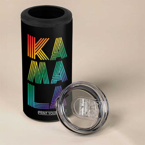 Kamala 2024 4 in 1 Can Cooler Tumbler LGBTQ Gay Pride Lesbian Support Madam President Fans Of Harris Gift TB10 Print Your Wear