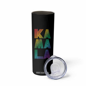 Kamala 2024 Skinny Tumbler LGBTQ Gay Pride Lesbian Support Madam President Fans Of Harris Gift TB10 Print Your Wear