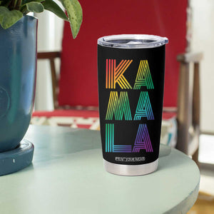 Kamala 2024 Tumbler Cup LGBTQ Gay Pride Lesbian Support Madam President Fans Of Harris Gift TB10 Print Your Wear