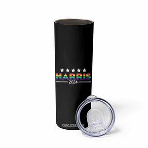 Kamala Madam President Skinny Tumbler Harris 2024 LGBT Flag Gay Pride Month Transgender Rainbow Lesbian TB10 Print Your Wear