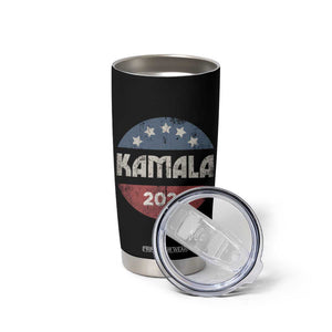 Kamala 2024 Tumbler Cup Retro Campaign Button Madam President TB10 Print Your Wear