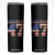 Kamala 2024 Skinny Tumbler 47th Support Madam President American Election US Flag TB10 Black Print Your Wear