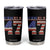 Kamala 2024 Tumbler Cup 47th Support Madam President American Election US Flag TB10 Black Print Your Wear