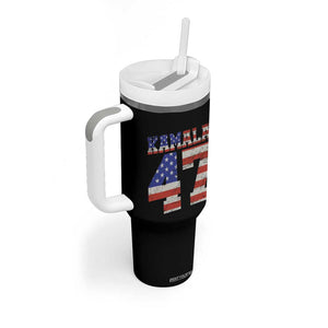 Kamala 2024 Tumbler With Handle 47th Support Madam President American Election US Flag TB10 Print Your Wear