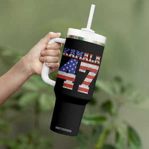 Kamala 2024 Tumbler With Handle 47th Support Madam President American Election US Flag TB10 Print Your Wear