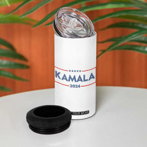 Kamala 2024 4 in 1 Can Cooler Tumbler Retro Madam President Fans Of Harris Gift TB10 Print Your Wear