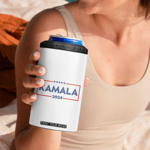 Kamala 2024 4 in 1 Can Cooler Tumbler Retro Madam President Fans Of Harris Gift TB10 Print Your Wear