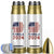 Kamala 2024 Bullet Tumbler Madam Vice President Fans Of Harris Gift Retro American USA Flag TB10 White Print Your Wear