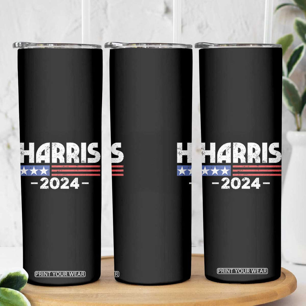 Kamala 2024 Skinny Tumbler Fans Of Harris US American Flag Madam President TB10 Print Your Wear