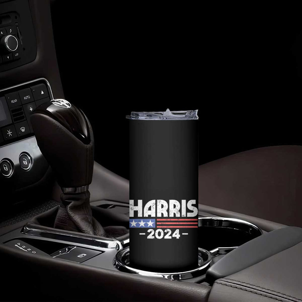 Kamala 2024 Skinny Tumbler Fans Of Harris US American Flag Madam President TB10 Print Your Wear