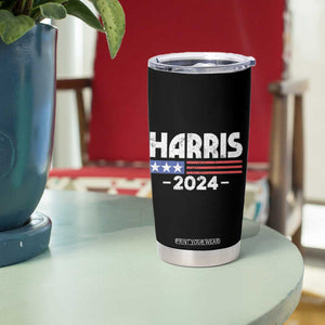 Kamala 2024 Tumbler Cup Fans Of Harris US American Flag Madam President TB10 Print Your Wear