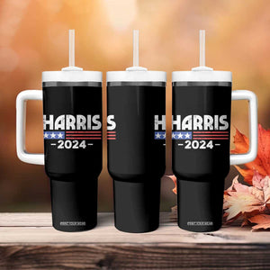 Kamala 2024 Tumbler With Handle Fans Of Harris US American Flag Madam President TB10 Print Your Wear