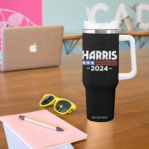 Kamala 2024 Tumbler With Handle Fans Of Harris US American Flag Madam President TB10 Print Your Wear