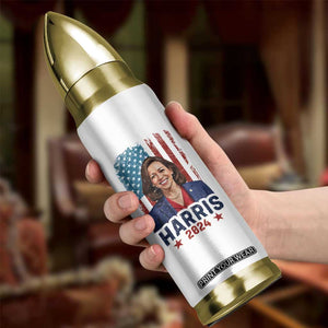 Kamala Harris 2024 Bullet Tumbler Madam President American Flag TB10 Print Your Wear