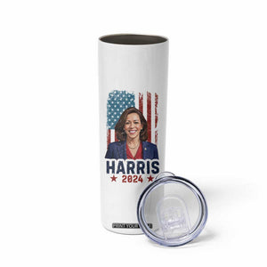 Kamala Madam President Skinny Tumbler Harris 2024 American Flag TB10 Print Your Wear