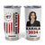 Kamala 2024 Tumbler Cup 47th President USA America 2024 Election Flag TB10 White Print Your Wear