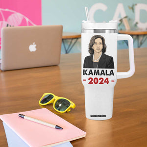 Kamala 2024 Tumbler With Handle 47th President USA America 2024 Election Flag TB10 Print Your Wear