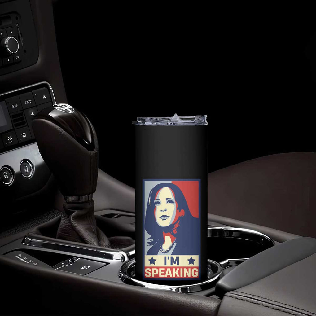 Kamala Madam President Skinny Tumbler I'm Speaking Nasty Quote Biden 2020 TB10 Print Your Wear