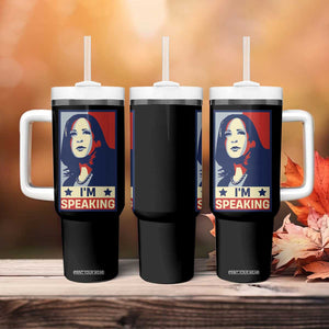 Kamala Madam President Tumbler With Handle I'm Speaking Nasty Quote Biden 2020 TB10 Print Your Wear