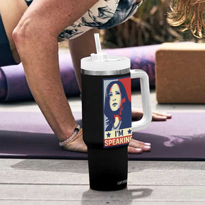 Kamala Madam President Tumbler With Handle I'm Speaking Nasty Quote Biden 2020 TB10 Print Your Wear