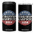 Trump Vance 2024 4 in 1 Can Cooler Tumbler Retro 45 47 American Election Republican TB10 One Size: 16 oz Black Print Your Wear