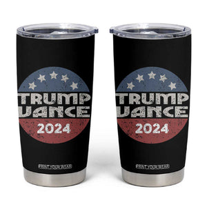 Trump Vance 2024 Tumbler Cup Retro 45 47 American Election Republican TB10 Black Print Your Wear