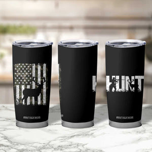 Deer American Flag Tumbler Cup Whitetail Elk Buck Camo Hunting Hunter Dad TB10 Print Your Wear